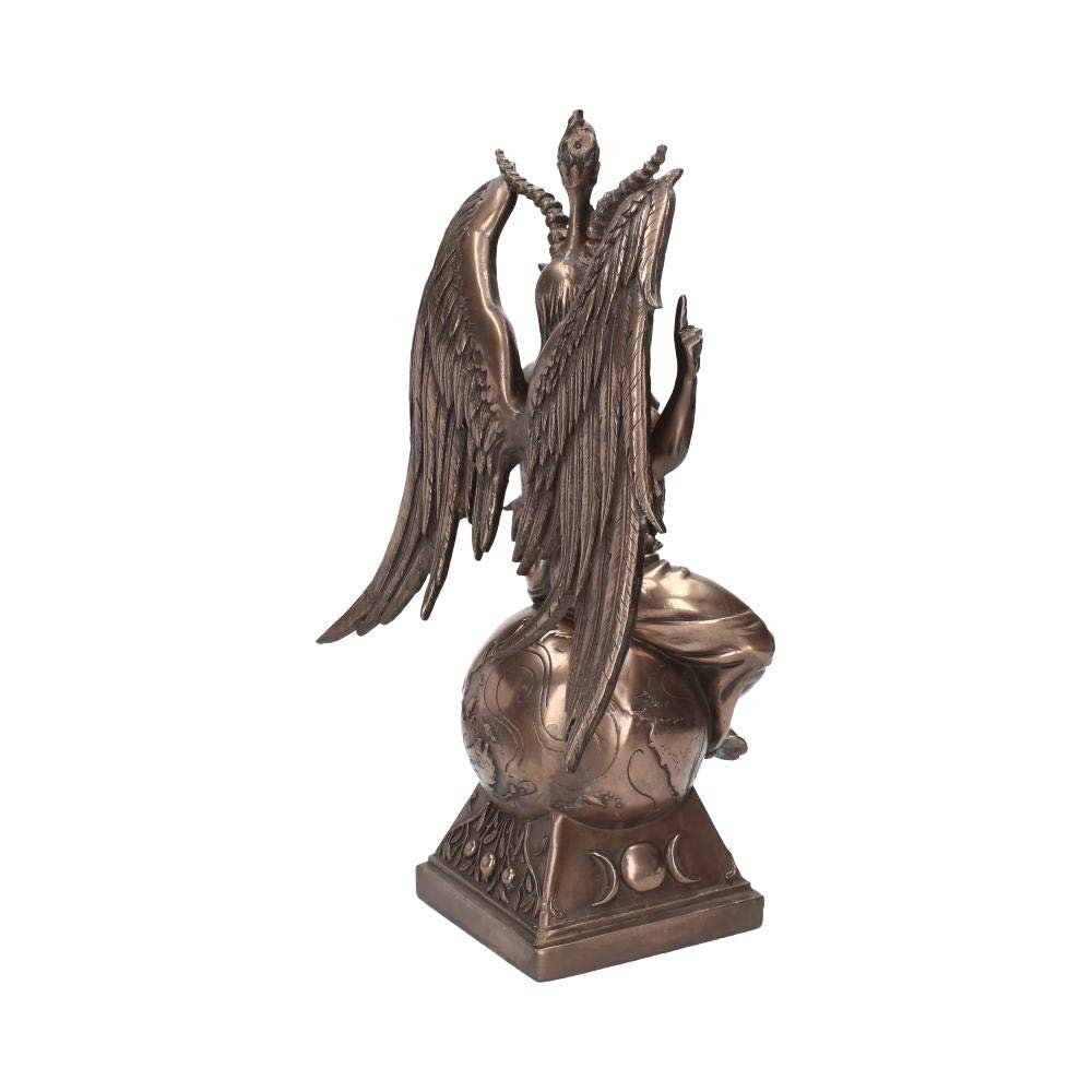 Bronzed Baphomet Occult Sabatic Goat Large Figurine 38cm Bronze