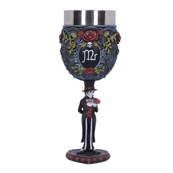 Gothic Skeleton Mr Goblet 21cm