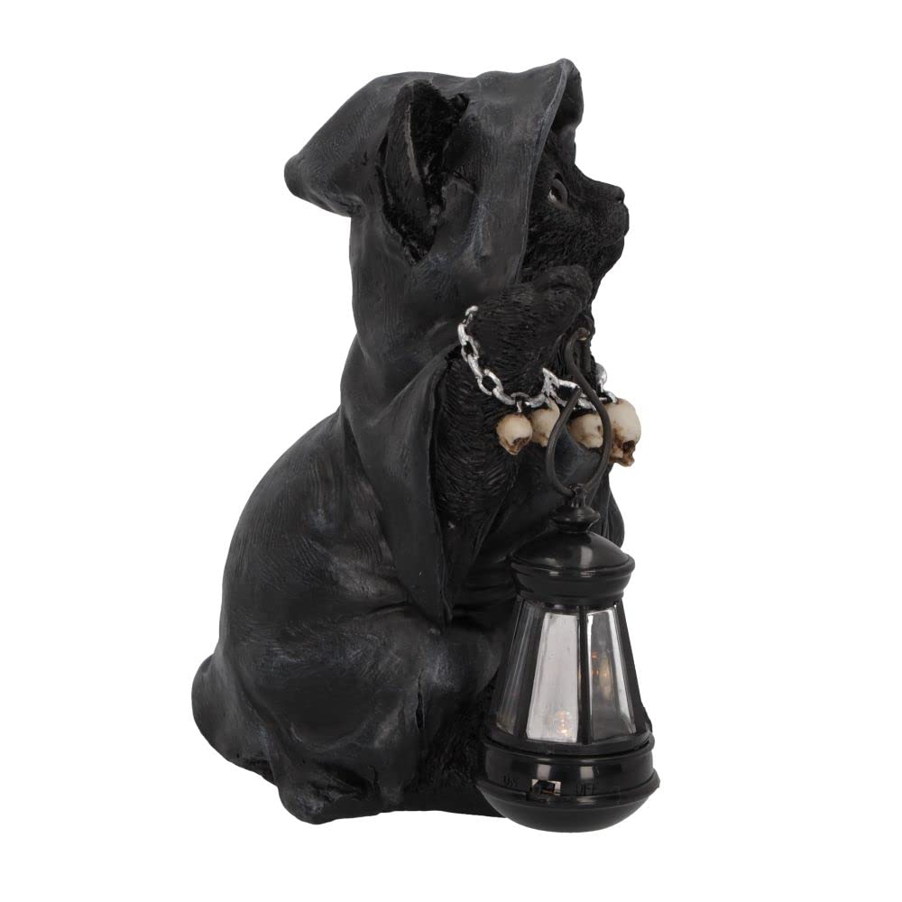 Reapers Feline Lantern Grim Reaper Cat Figurine 18.5cm