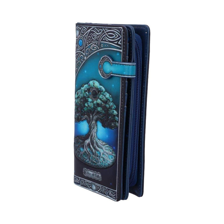 Tree of Life Pagan Moon Embossed Purse 18.5cm