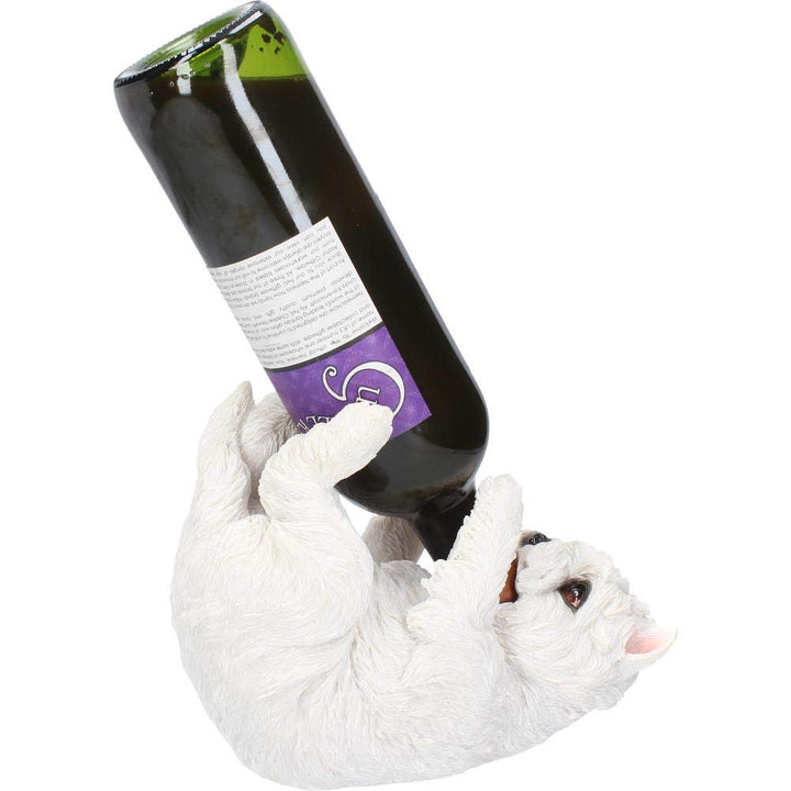 West Highland Terrier Guzzler Dog Wine Bottle Holder Guzzlers 22cm