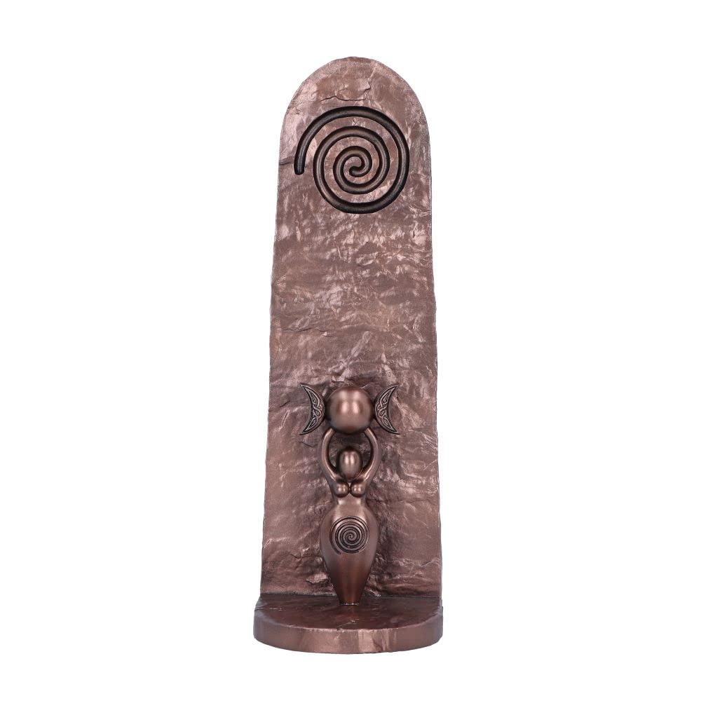 Exclusive Bronze Spiral Goddess Incense Holder 23.5cm