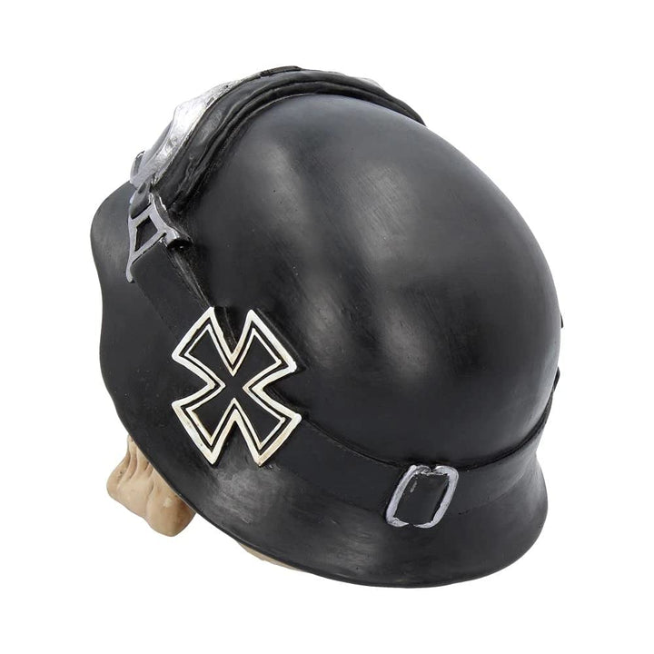 Iron Cross Helmet and Goggles Biker Skull 15.5cm
