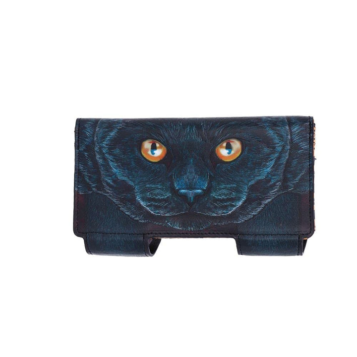 Guardian Cat Embossed Purse 18.5cm