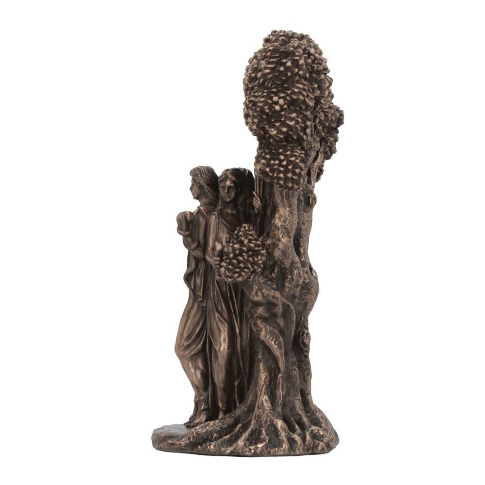 Triple Moon Goddess Hecate Bronze Figurine 18.5cm