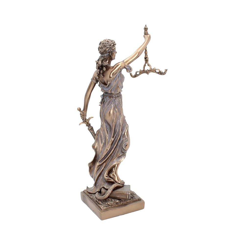 Bronzed La Justicia The Goddess of Divine Justice 33cm