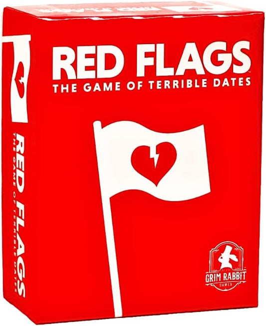 Red Flags the Game of Terrible Dates Board Game