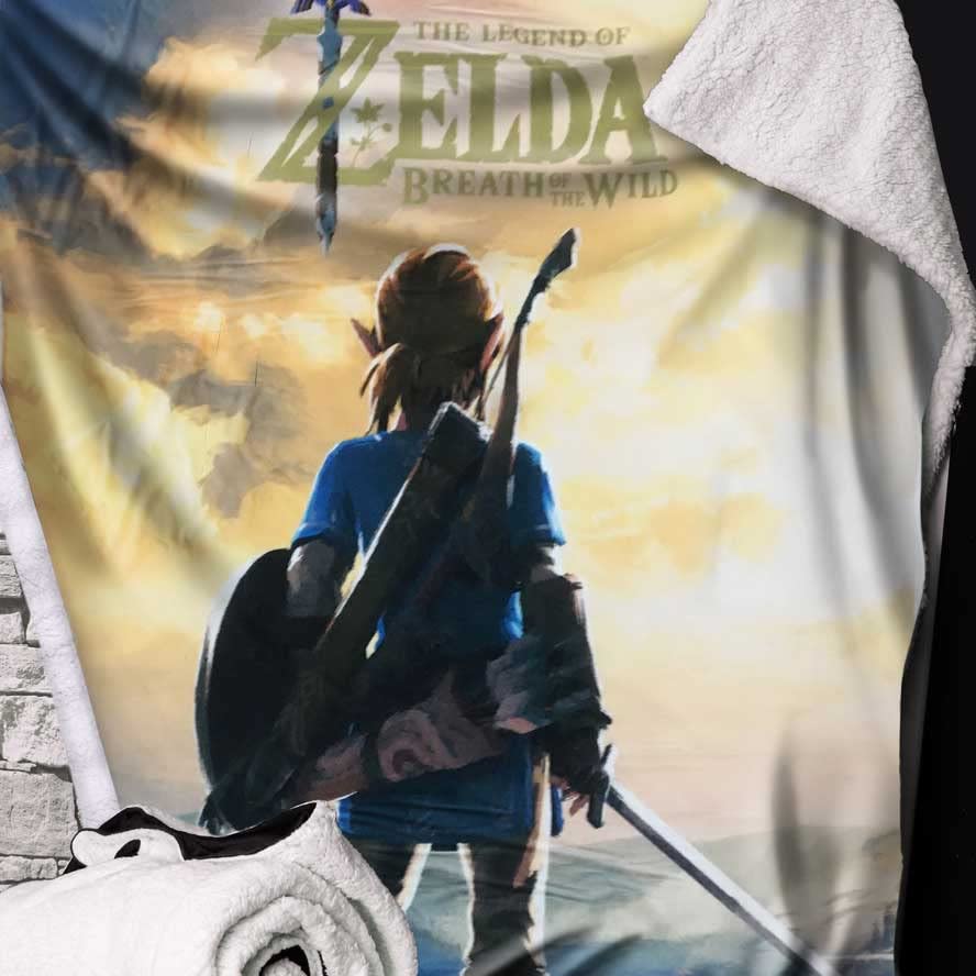 The Legend of Zelda Breath Wild Throw Blanket 150cm