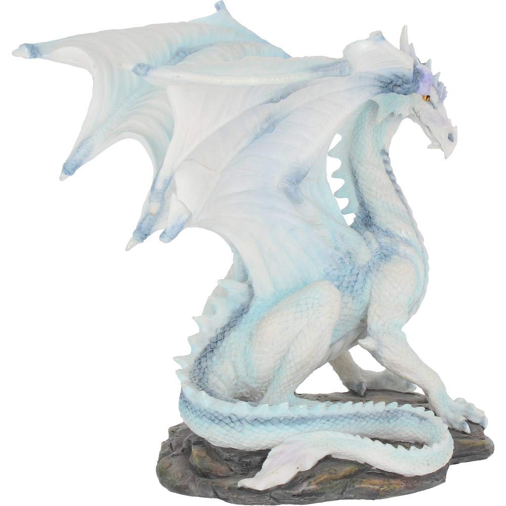 Grawlbane White Dragon Figurine 20cm