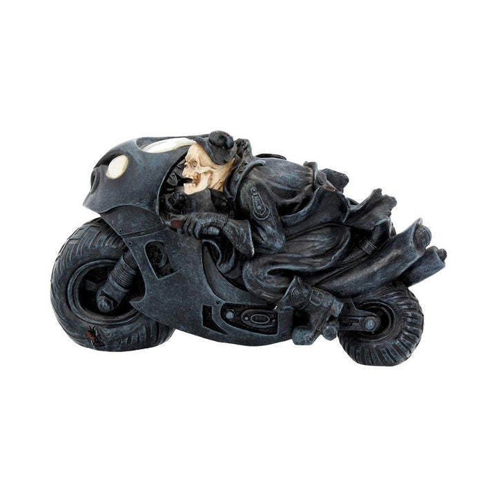 Speed Freak Skeleton Motorbike Figurine 19.5cm