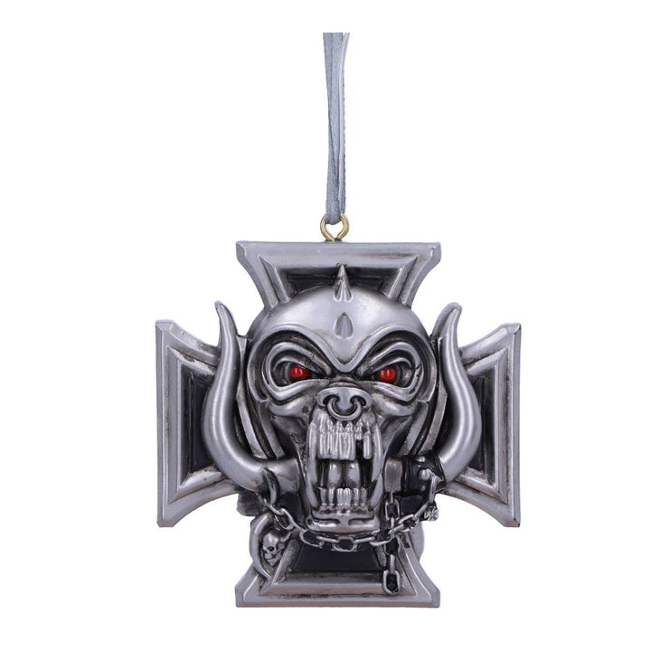 Motorhead Warpig Cross Hanging Ornament 6cm