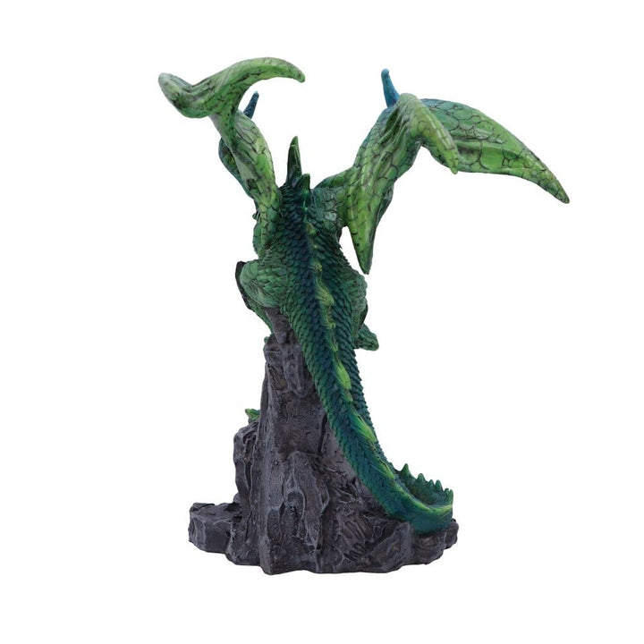 Clifftop Keeper Green Dragon Figurine 21cm