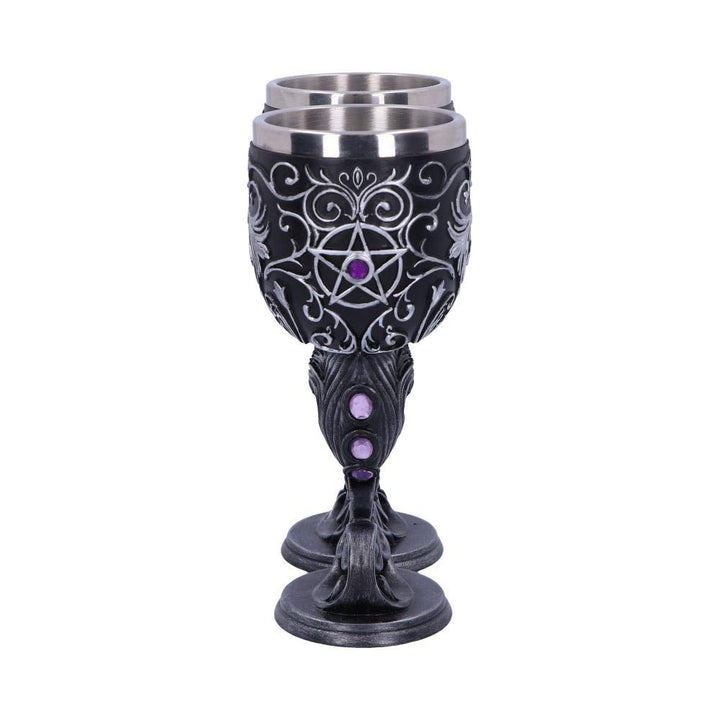 Familiars Love Twin Cat Heart Set of Two Goblets 18.5cm