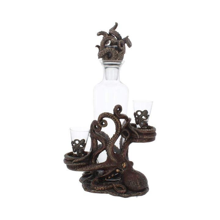 Tentacle Temptation Octopus Squid Bottle and Shot Glass Holder 40cm