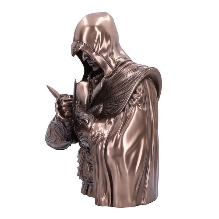 Assassins Creed Ezio Bust Box Bronze 30cm Officially Licensed