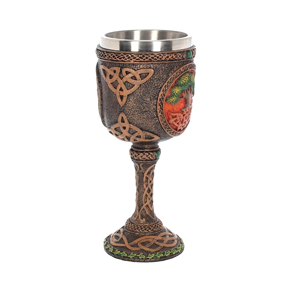 Nemesis Now Celtic Tree Of Life Goblet Wine Glass 17.5cm