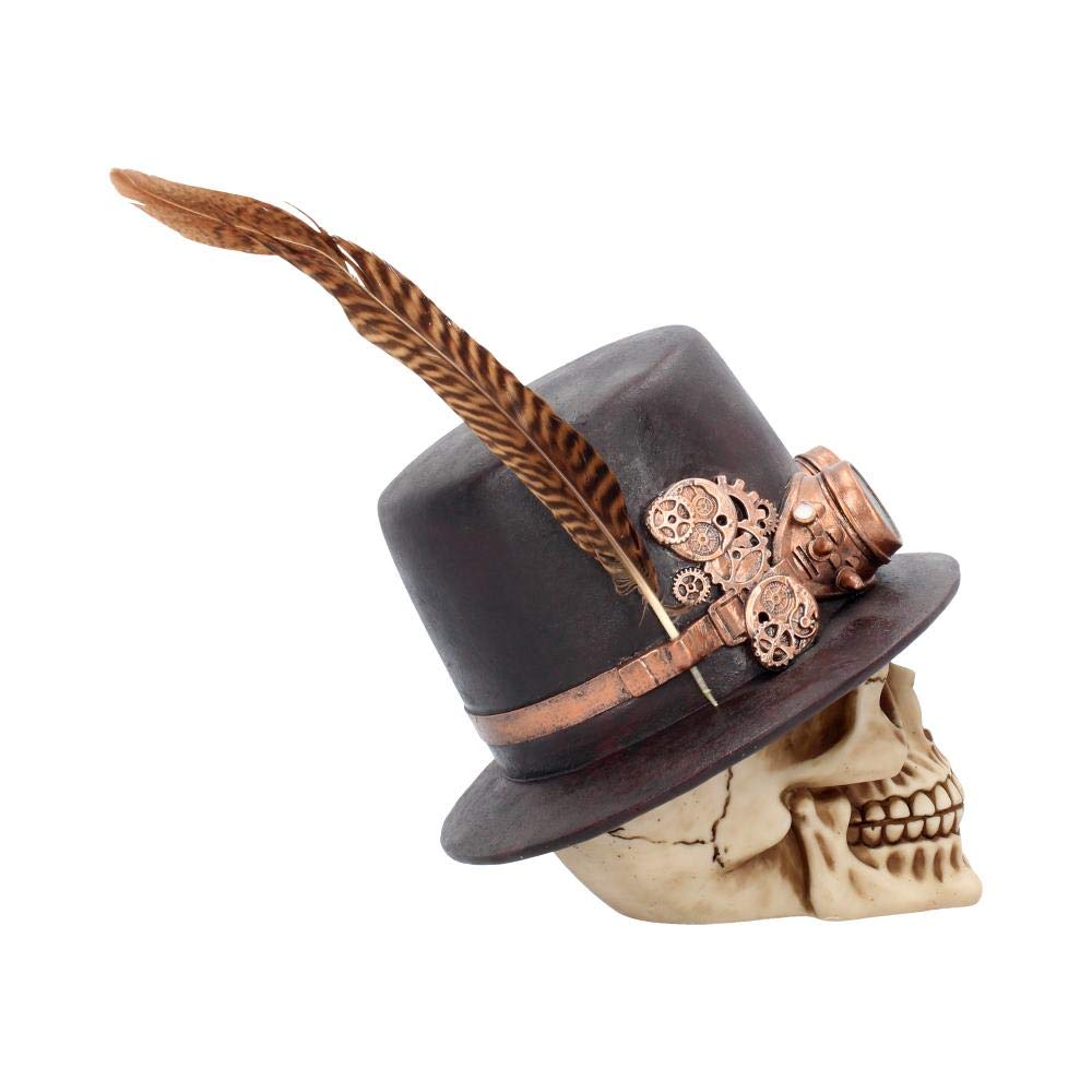 The Aristocrat Steampunk Alternative Skull Figurine 18.5cm