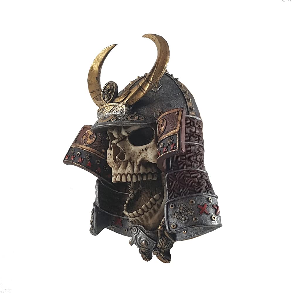 Kabuto Armoured Samurai Warrior Skull 26.6cm
