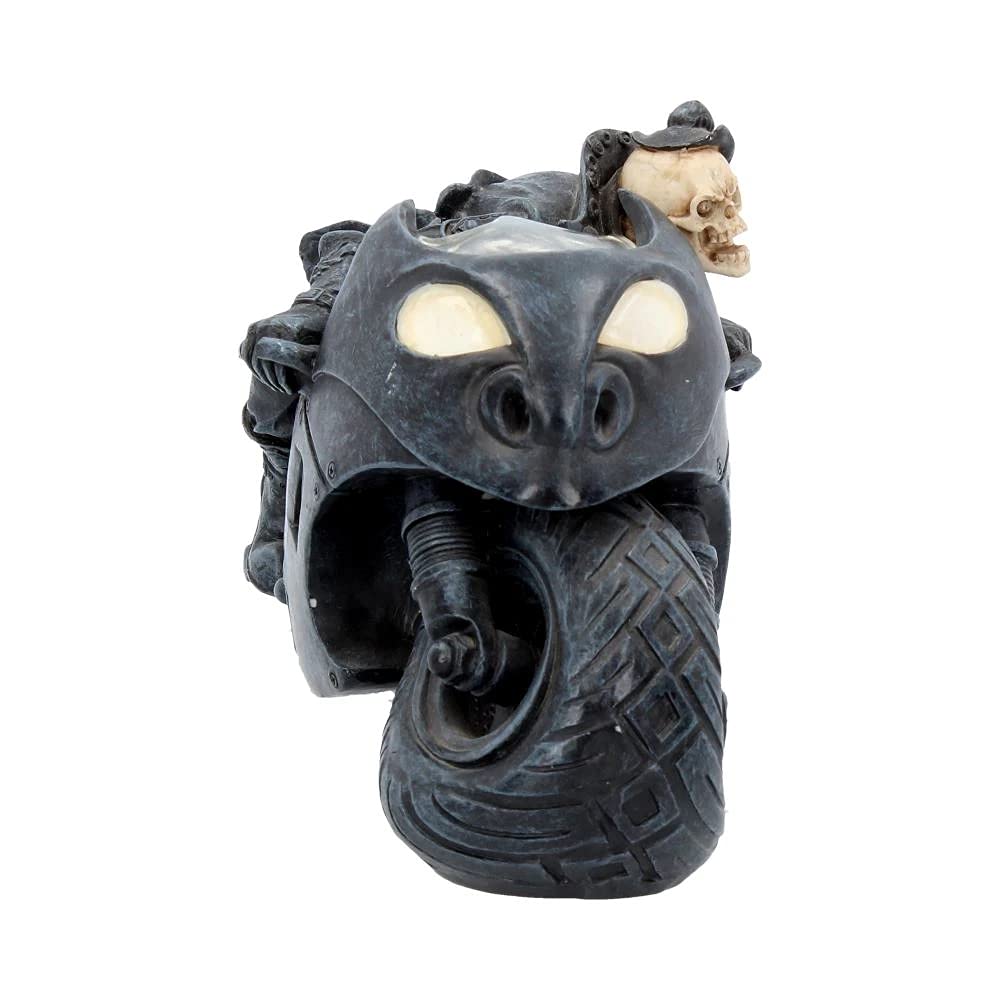 Speed Freak Skeleton Motorbike Figurine 19.5cm