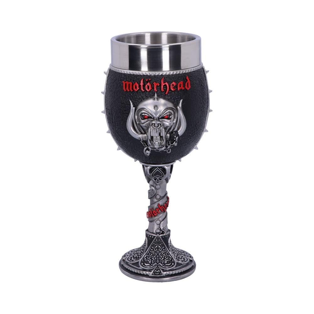 Motorhead Ace of Spades Warpig Snaggletooth Goblet 19.5cm Officially Licensed