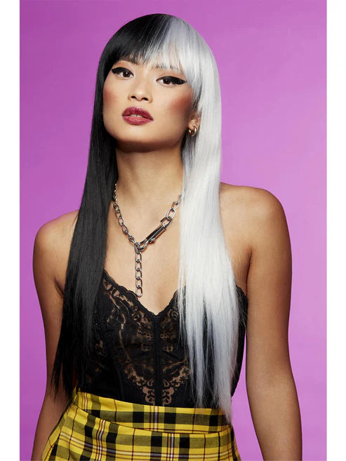 Manic Panic Raven Virgin Downtown Diva Wig