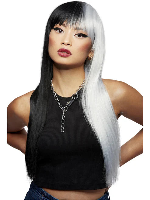 Manic Panic Raven Virgin Downtown Diva Wig