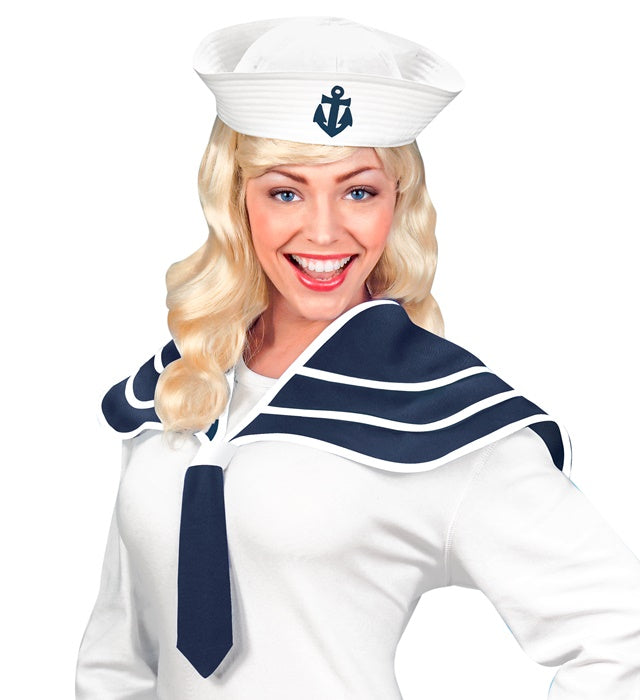 Sailor Dress-Up Set Collar, Hat