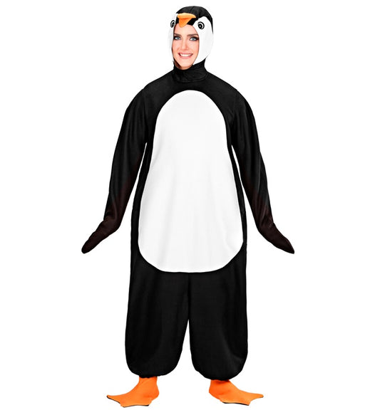 Penguin Jumpsuit, Headpiece With Mask, Paws
