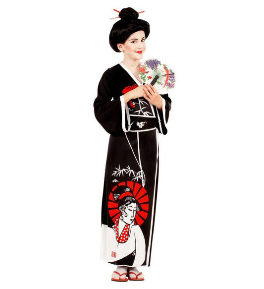 Geisha Kimono, Belt, Chopsticks