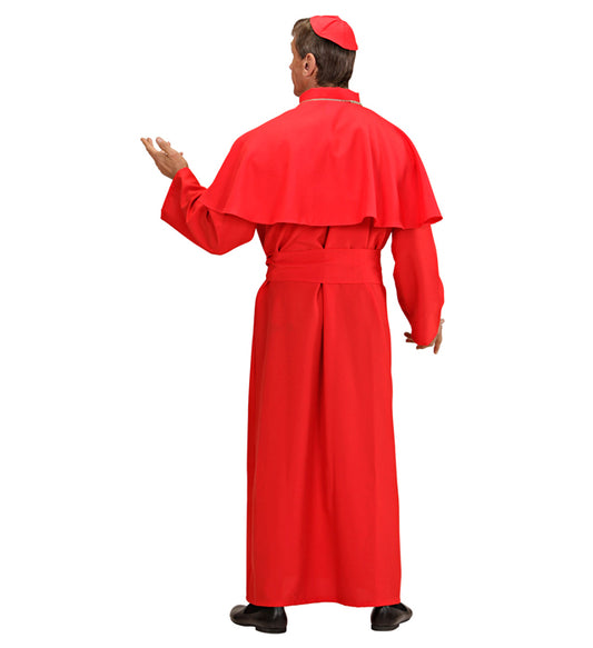 Red Cardinal Robe, Tippet, Belt, Skull Cap