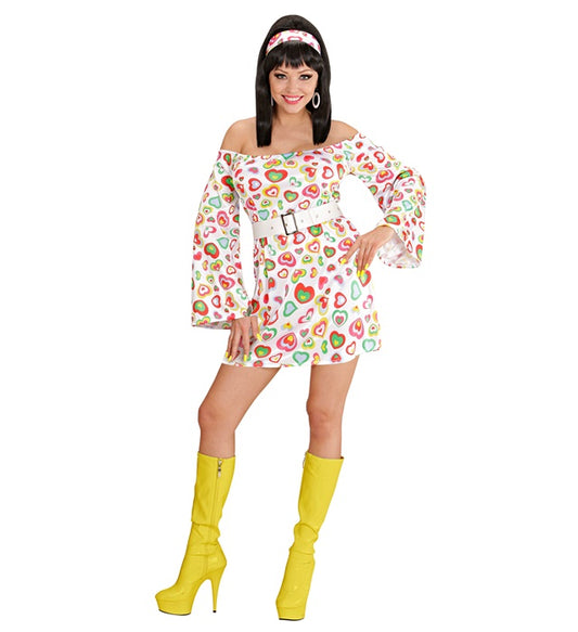 70S Mod Dress, Belt, Headband