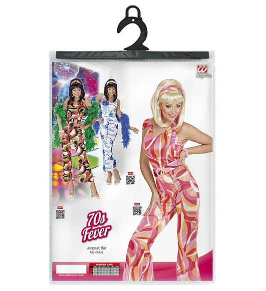 70S Fever 3 Colors Ass. Jumpsuit, Belt