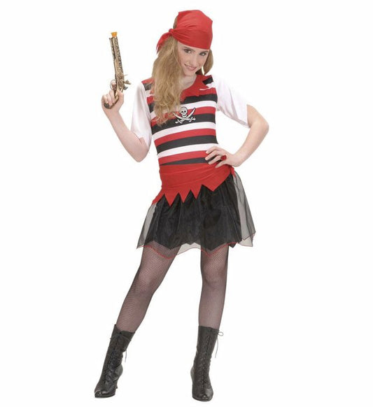 Pirate Girl Dress, Belt, Bandana
