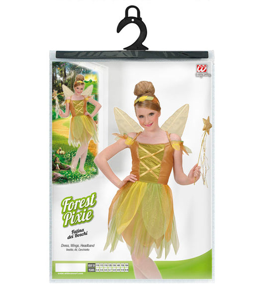 Golden Forest Pixie Dress, Wings, Headband