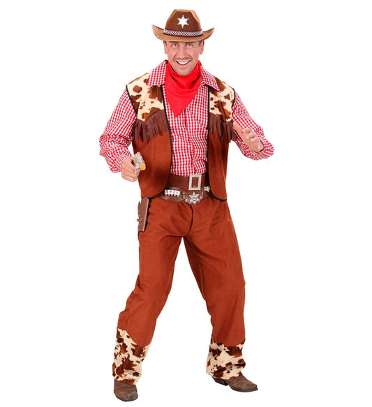 Cowboy Shirt, Vest, Pants, Belt, Bandana