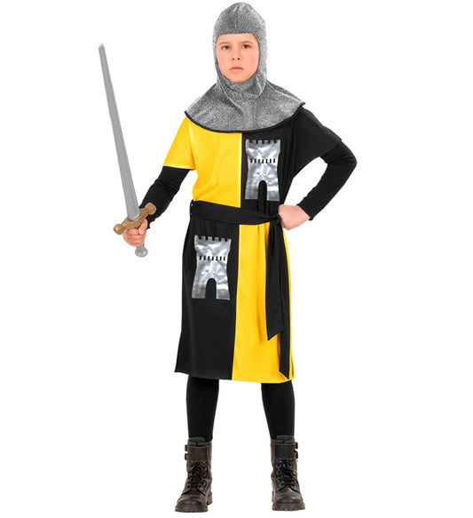 Medieval Warrior - Yellow Coat, Belt, Hood