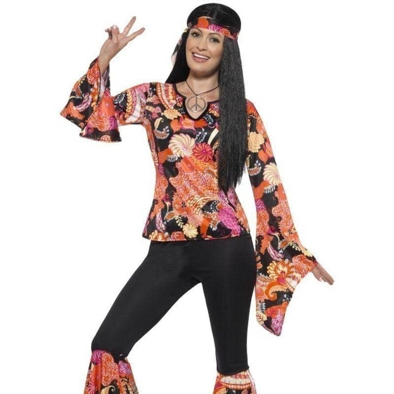 60s Willow The Hippie Costume Adult Multi Coloured 60s Willow The Hippie Costume Adult Multi Coloured