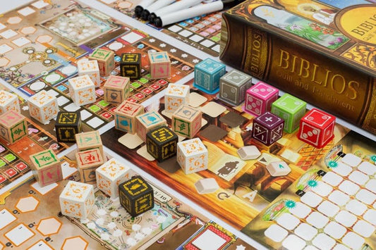 Dr. Finn's Games Biblios - Quill and Parchment, Multi 2