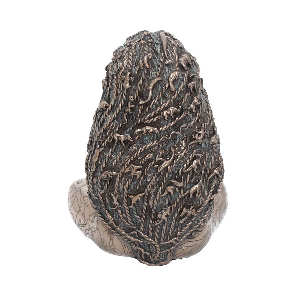 Mother Earth Bronze Finished Gaia Figure by Oberon Zell 17.5cm