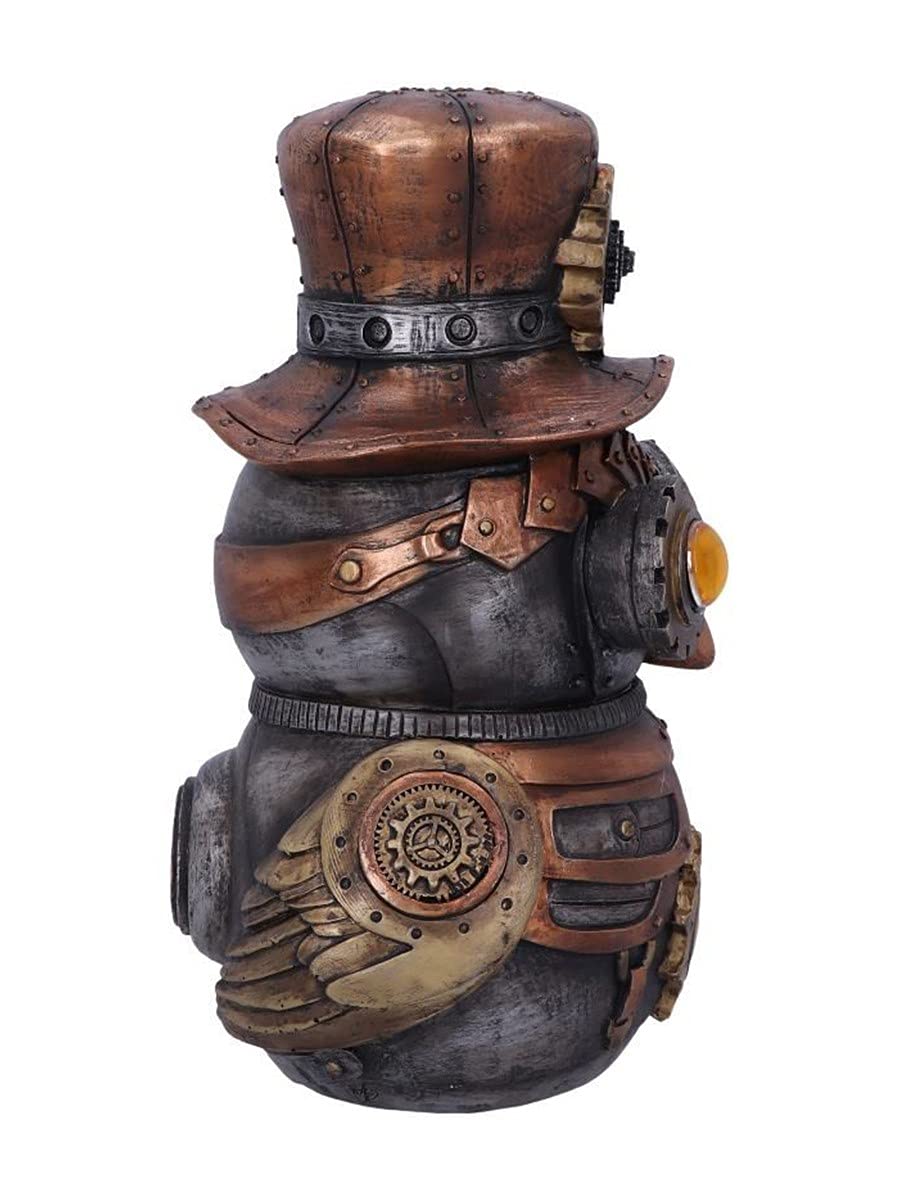 Hootle Steampunk Owl with Top Hat Figurine 22.7cm