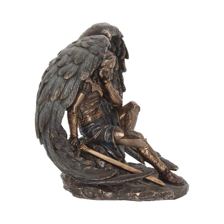 Bronzed Lucifer The Fallen Angel Religious Figurine 16.5cm