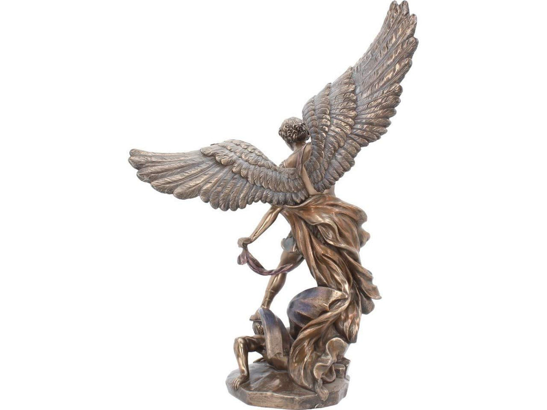 Bronzed Archangel Michael The Religious Warrior 37cm