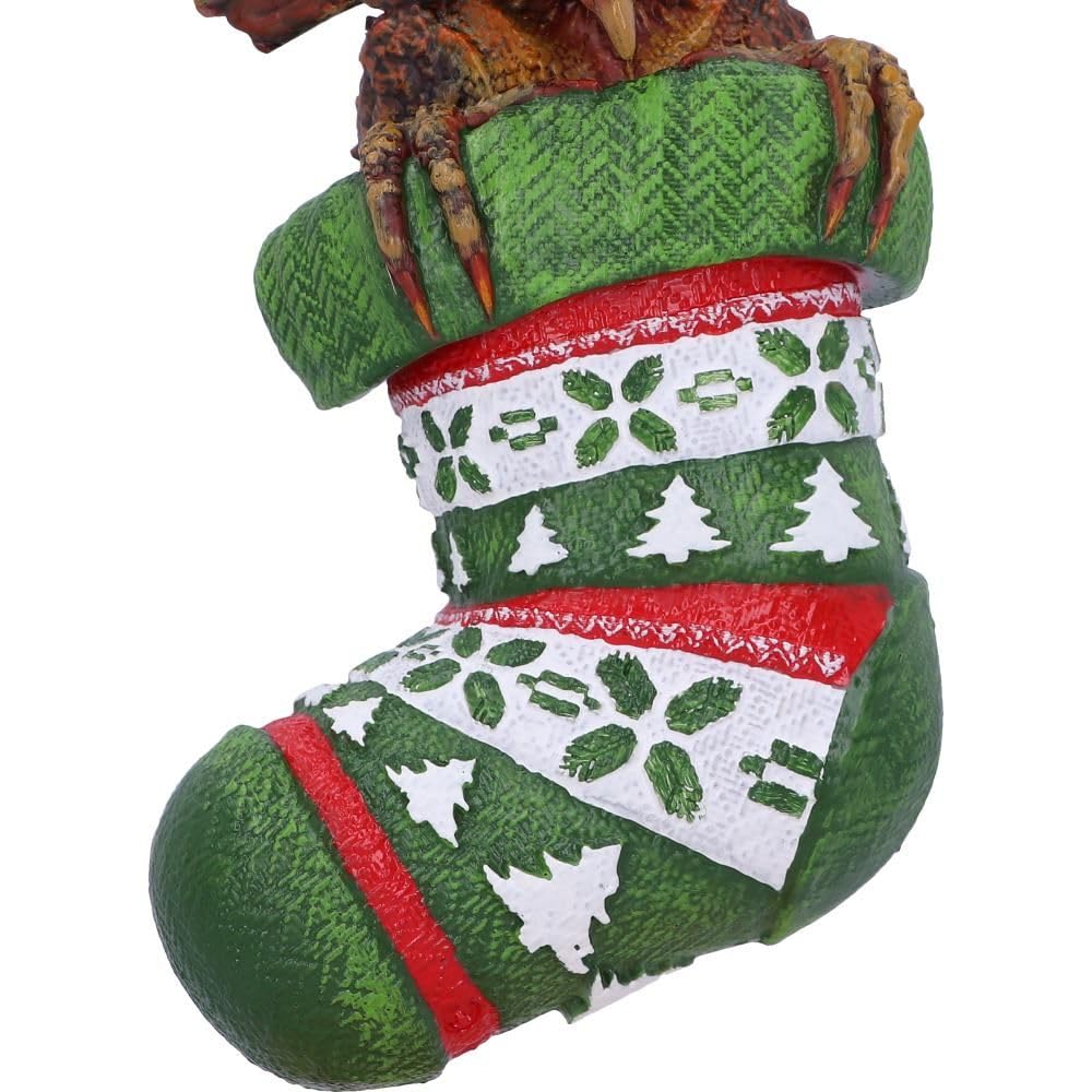 Gremlins Mohawk in Stocking Hanging Festive Decorative Ornament 12cm