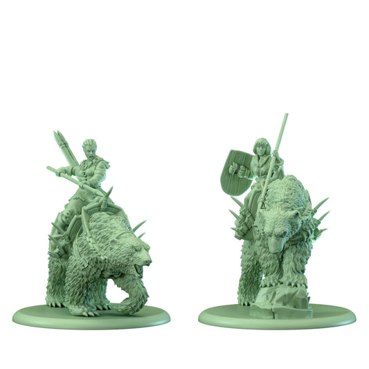 CMON A Song of Ice and Fire Tabletop Miniatures Game Frozen Shore Bear Riders Unit Box Strategy Game for Teens and Adults Ages 14+ 2+ Players Avg. Playtime 45-60 Minutes Made by CMON SIF414 Multicolor 2