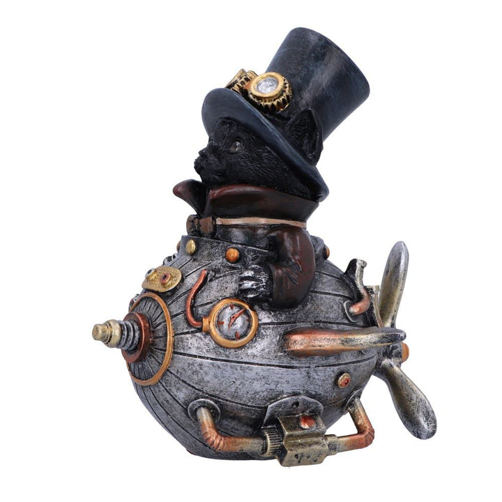Feline Invention Steampunk Cat Figurine 14.5cm