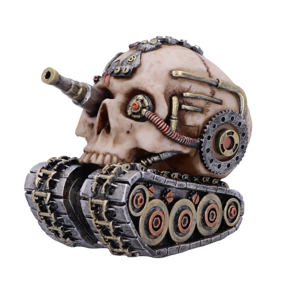 Techno Tank Steampunk Skull 16cm