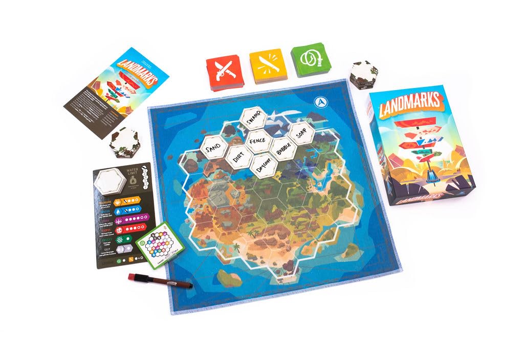 Landmarks | Cooperative Board Game for Adults and Kids | Fun Game for Family Game Night | Word Association Party Game | Ages 10 and up | 2-10 Players | Average Playtime 20 Minutes | By Floodgate Games 7