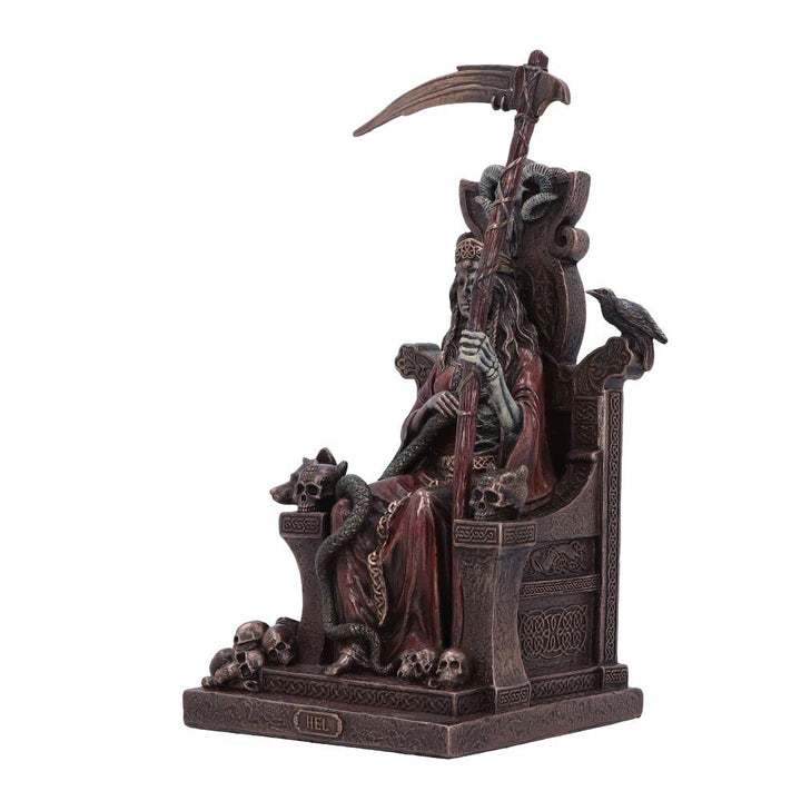 Bronze Hel The Two Faced Terror Figurine 23cm
