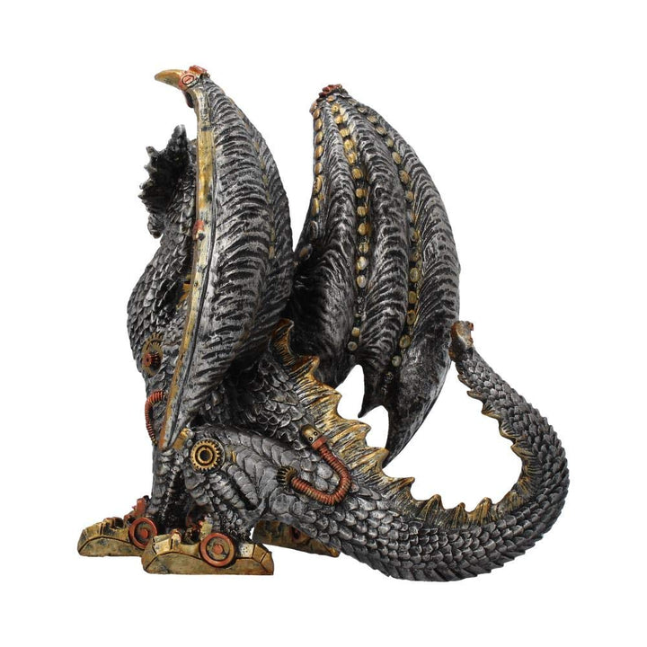 Mechanical Protector Steampunk Dragon Figurine 20cm