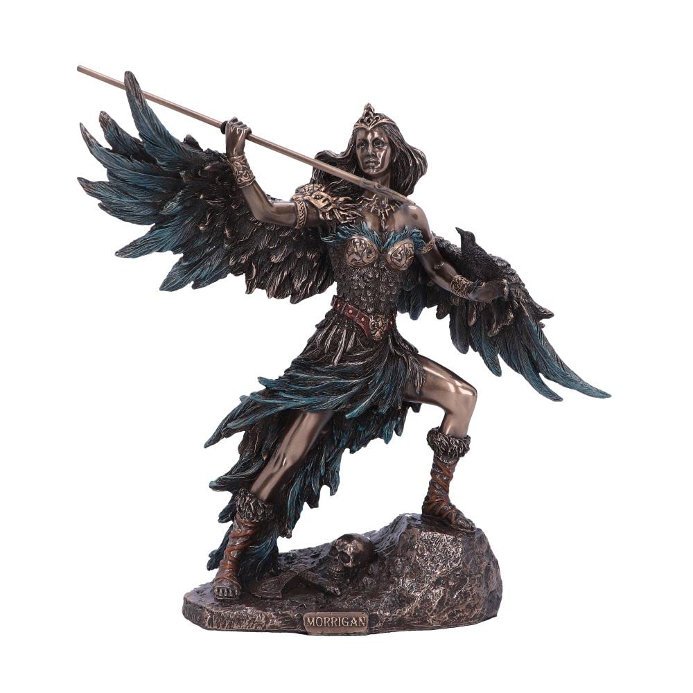 Morrigan Celtic Phantom Queen Bronze Figurine 22cm